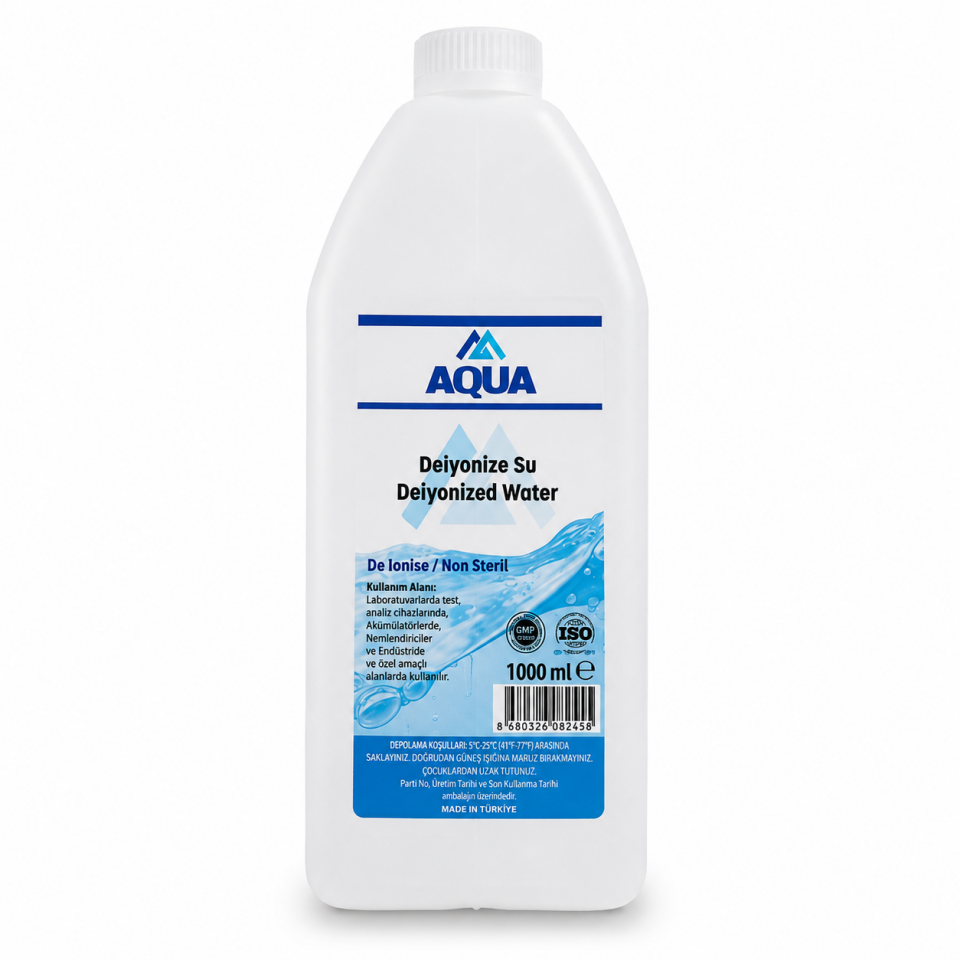 Deiyonize Su 1 Litre Aqua