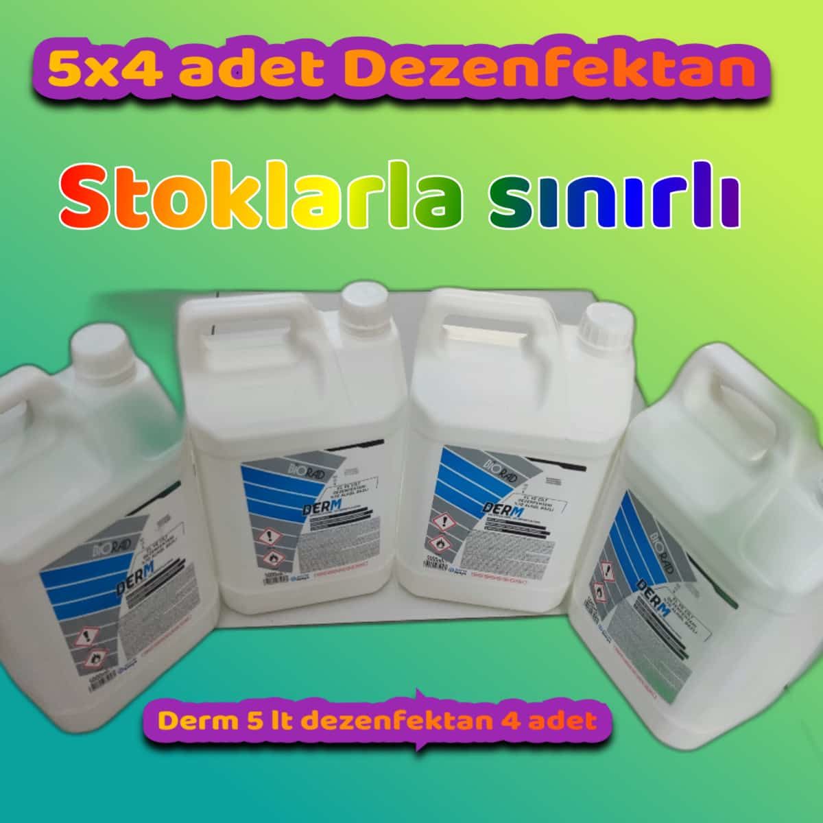 BİORAD 5 LT EL DEZENFEKTAN (5 LT X 4 ADET)