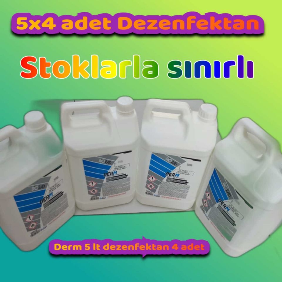 BİORAD 5 LT EL DEZENFEKTAN (5 LT X 4 ADET)