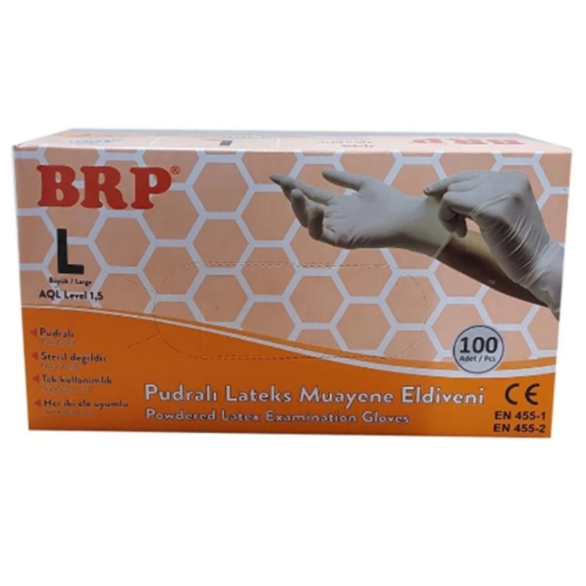 Latesk Muayene Eldiveni Pudralı (L Beden).BRP