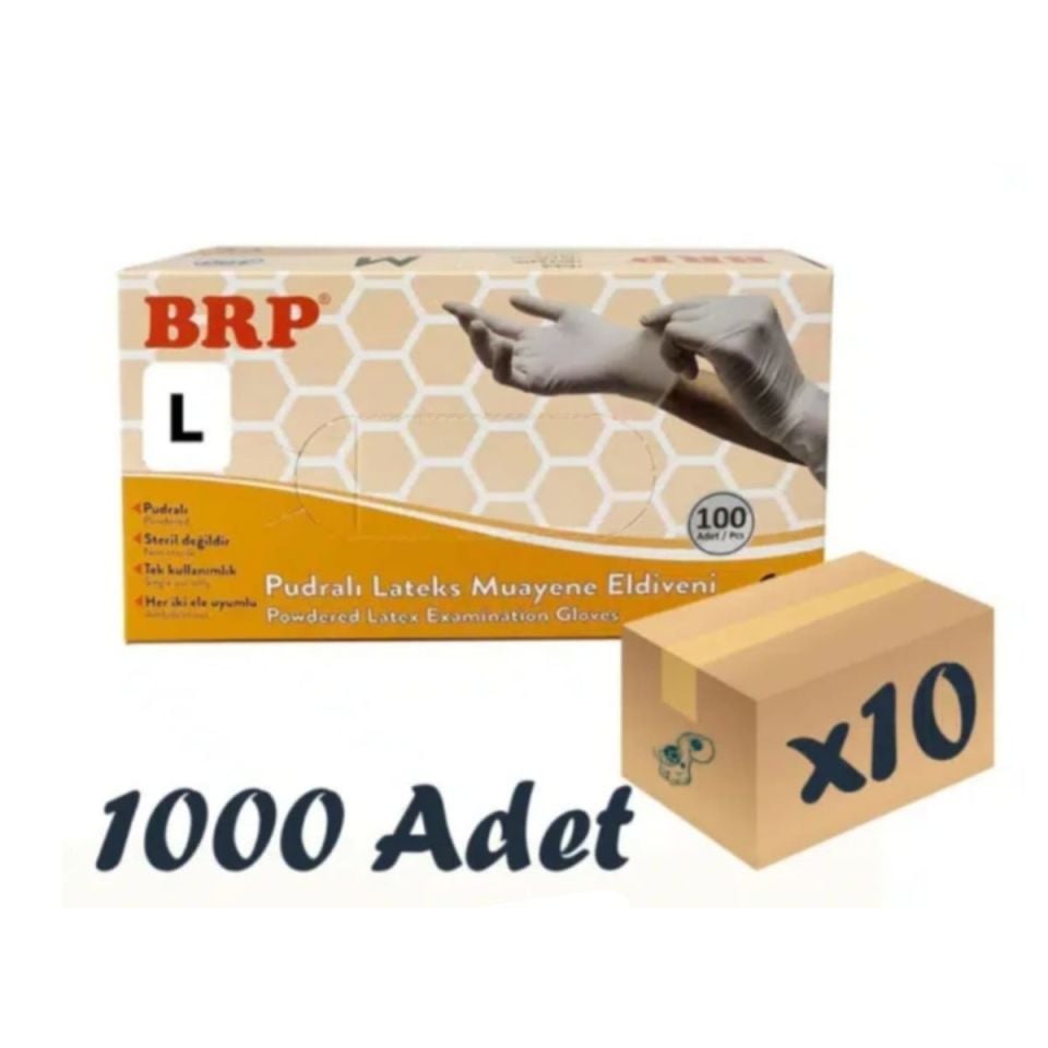 Latesk Muayene Eldiveni Pudralı (L Beden).BRP