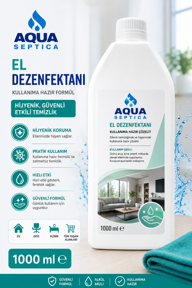 Aqua Septica El Dezenfektanı 1000 ml