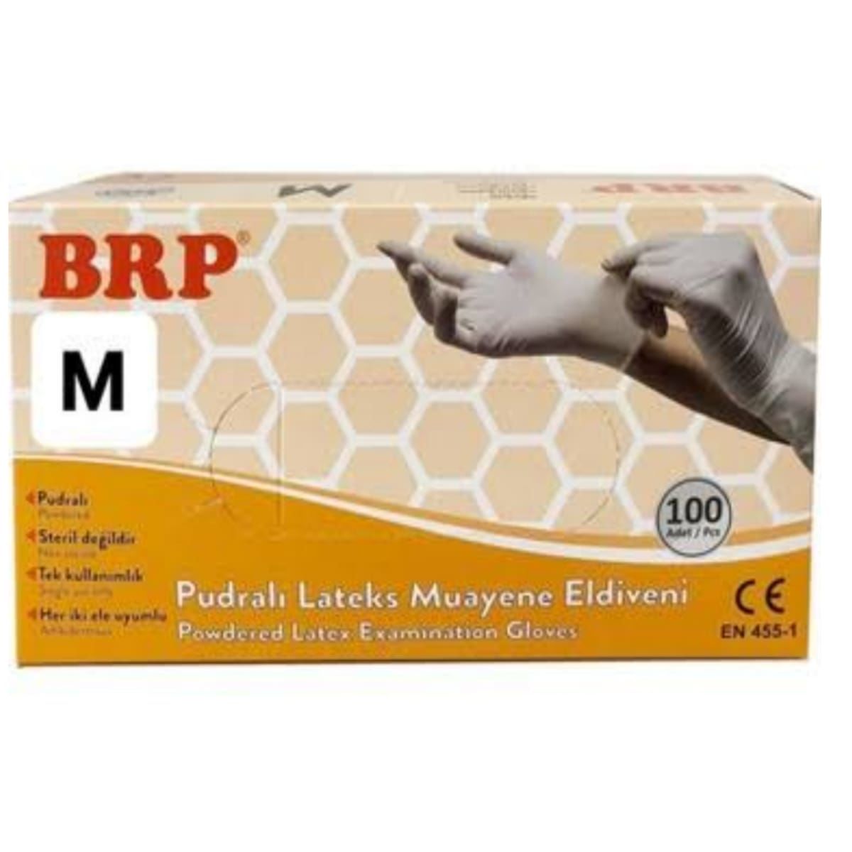 Latesk Muayene Eldiveni Pudralı (M Beden) BRP