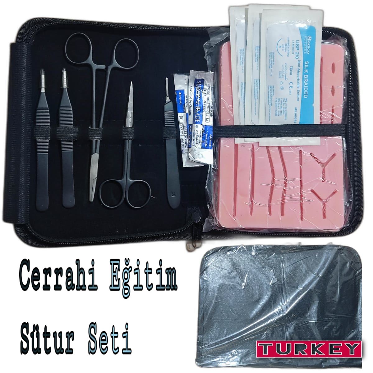Cerrahi Eğitim.Dikiş Sutur Seti(Genç Sağlık)