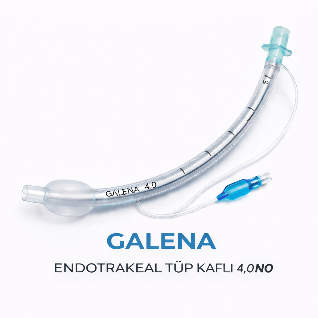 GALENA ENDOTRAKEAL TÜP SPİRALLİ  KAFLI NO: 4,0