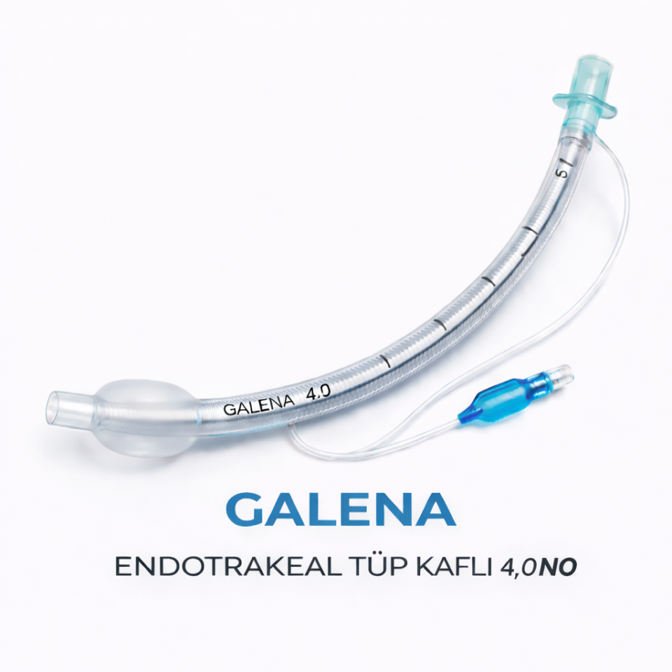 GALENA ENDOTRAKEAL TÜP SPİRALLİ  KAFLI NO: 4,0
