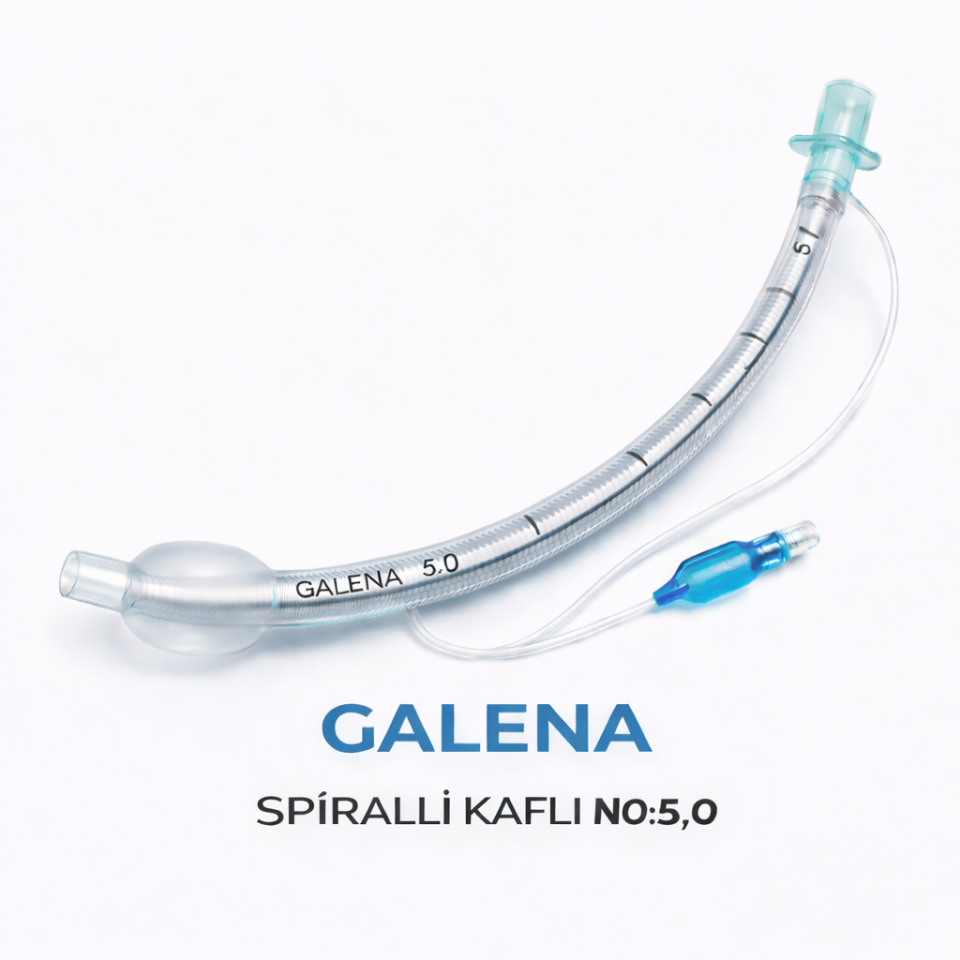 GALENA SPİRALLİ KAFLI ENDOTRAKEAL TÜP NO:5,0
