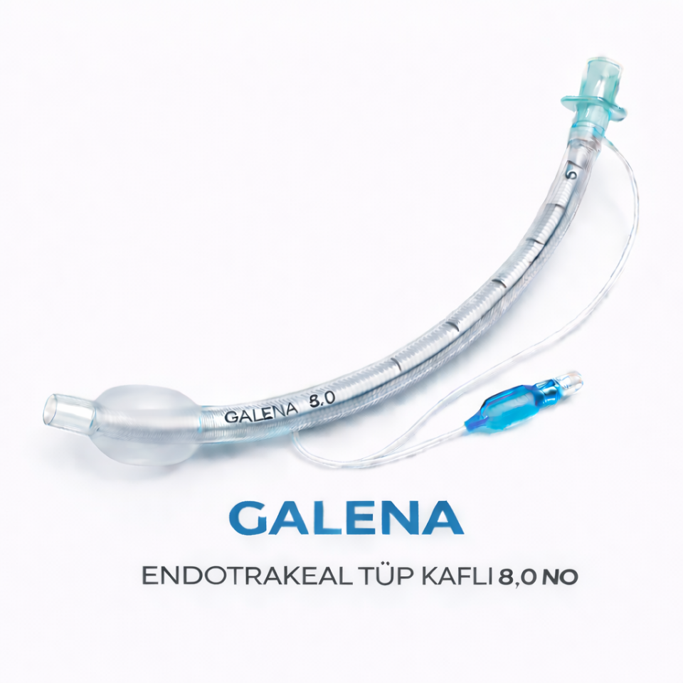 GALENA ENDOTRAKEAL TÜP SPİRALLİ BALONLU NO:8,0