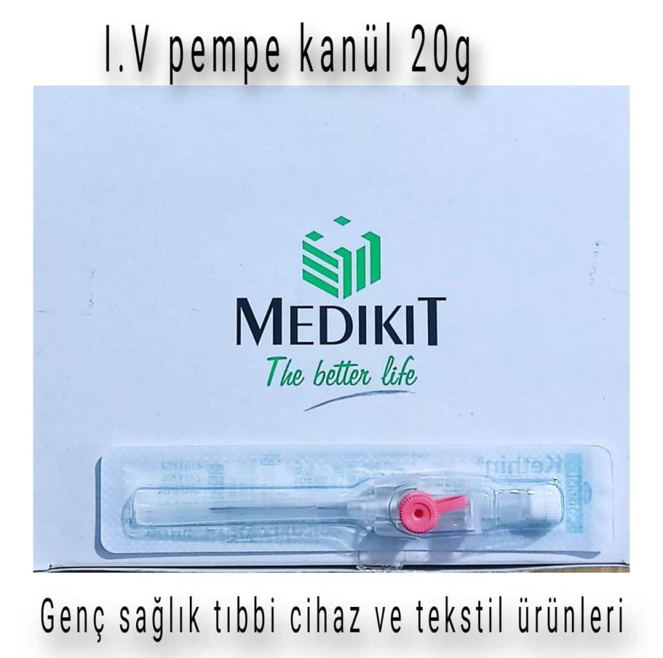 PEMPE I.V Kanül.İntraket.Anjıkot  20g (Branül) MEDİKİT