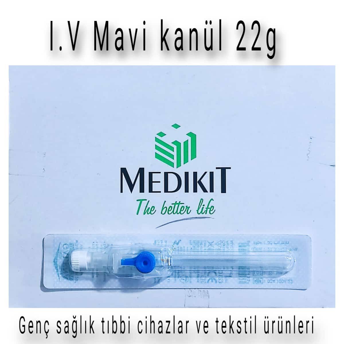 MAVİ I.V.Kanül-Anjıkot- İntraket .Intraket 22g