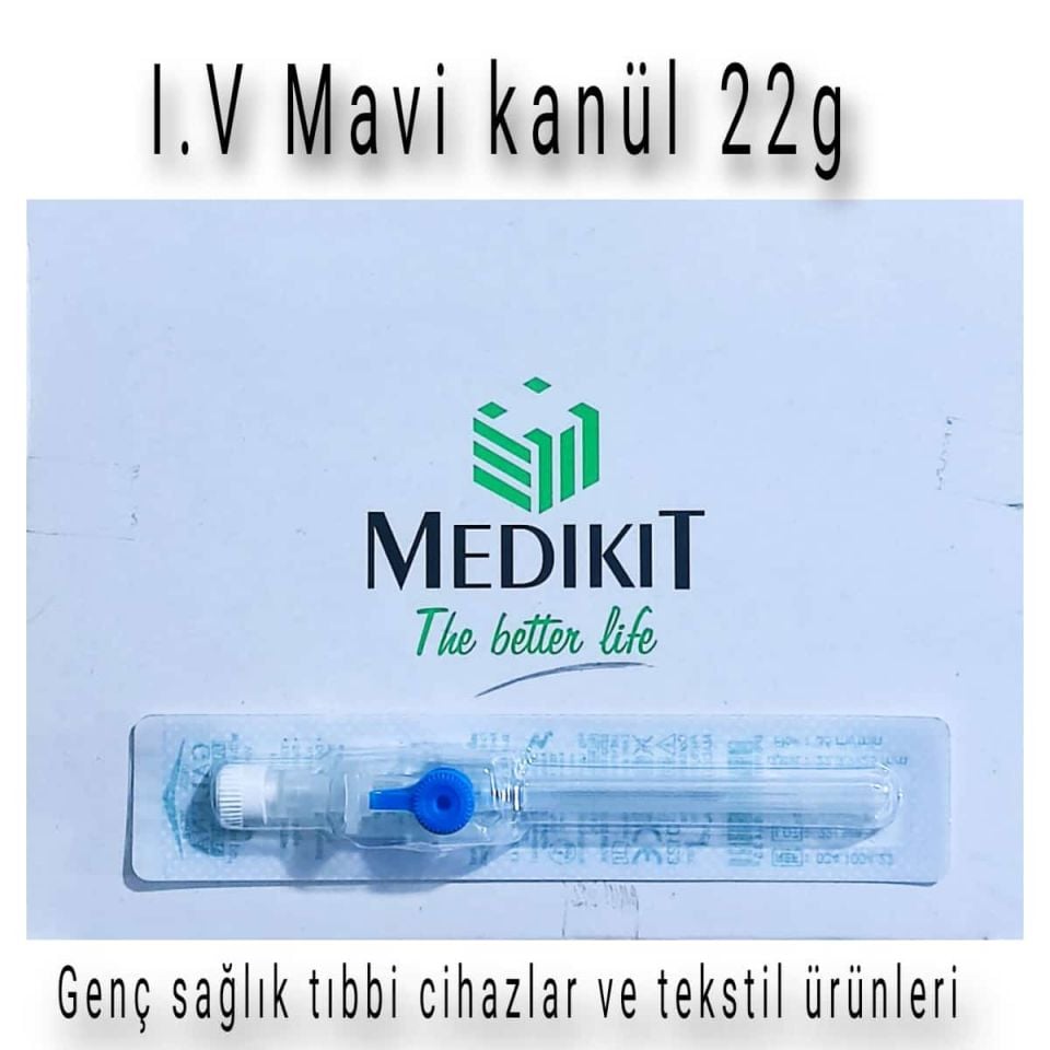 MAVİ I.V.Kanül-Anjıkot- İntraket .Intraket 22g