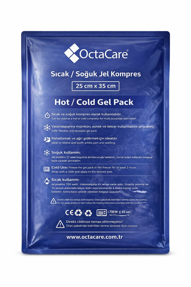 OCTACARE Sıcak/Soğuk Jel Kompres 25cm X 35cm