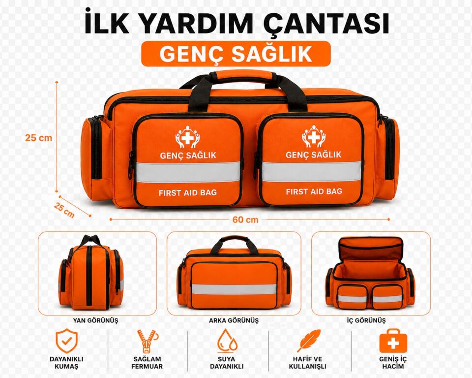 Maxi Büyük Ilk Yardım Çantası Acil Müdahale Çantası