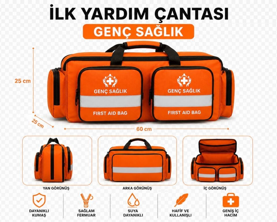 Maxi Büyük Ilk Yardım Çantası Acil Müdahale Çantası