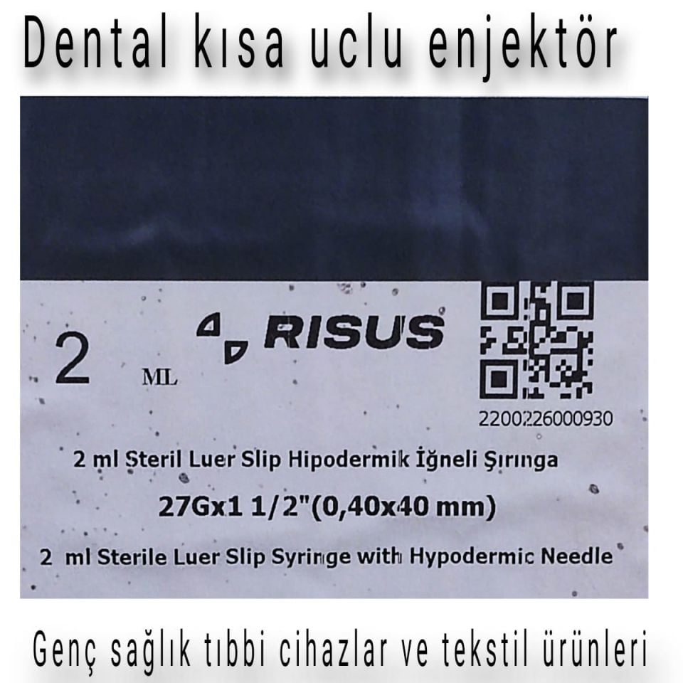 Dental Enjektör Kısa Uc (21G x 40mm )