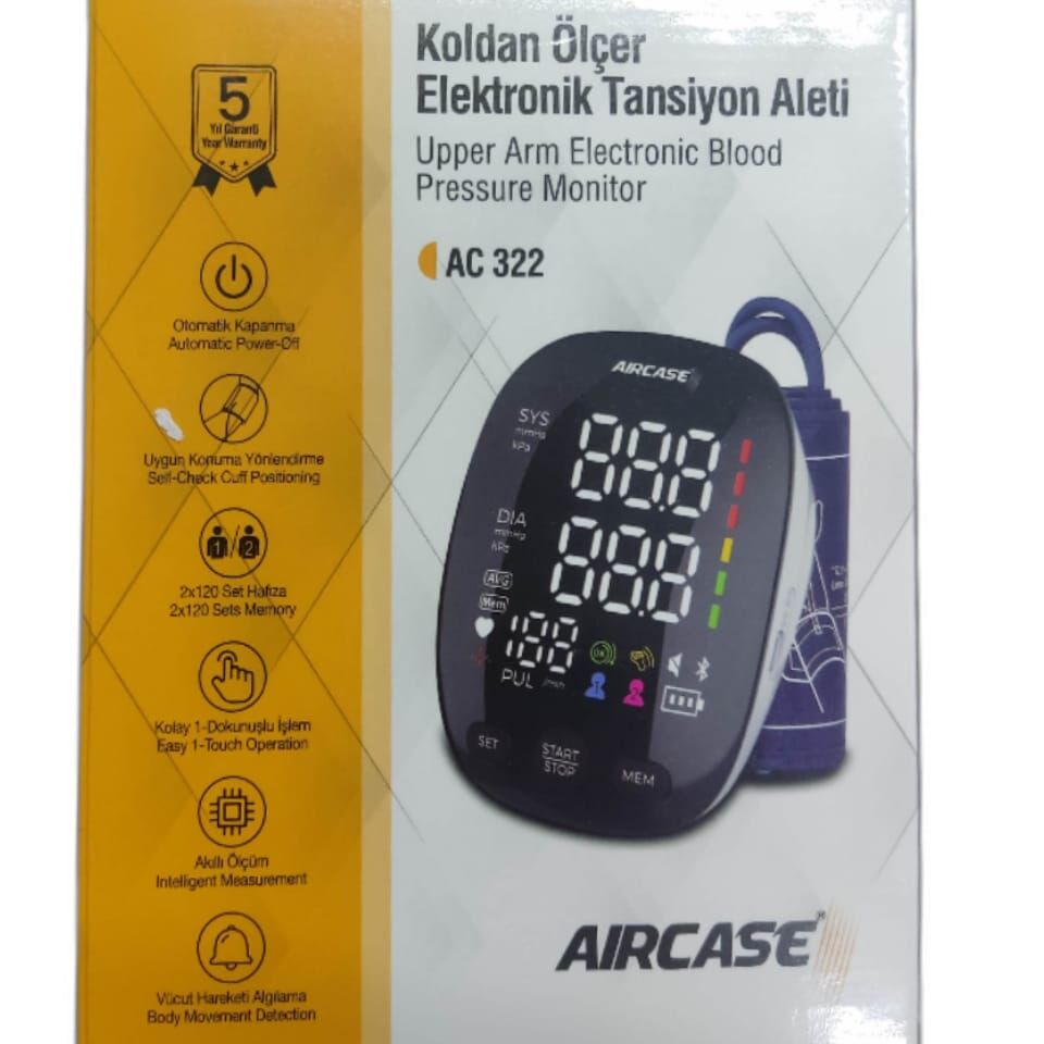 KOLDAN ÖLÇER TANSİYON ALETİ DİJİTAL AC-322
