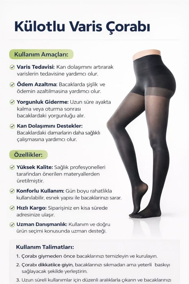 Külotlu Varis Çorabı CCL-2 (B Açık Burun) LYON