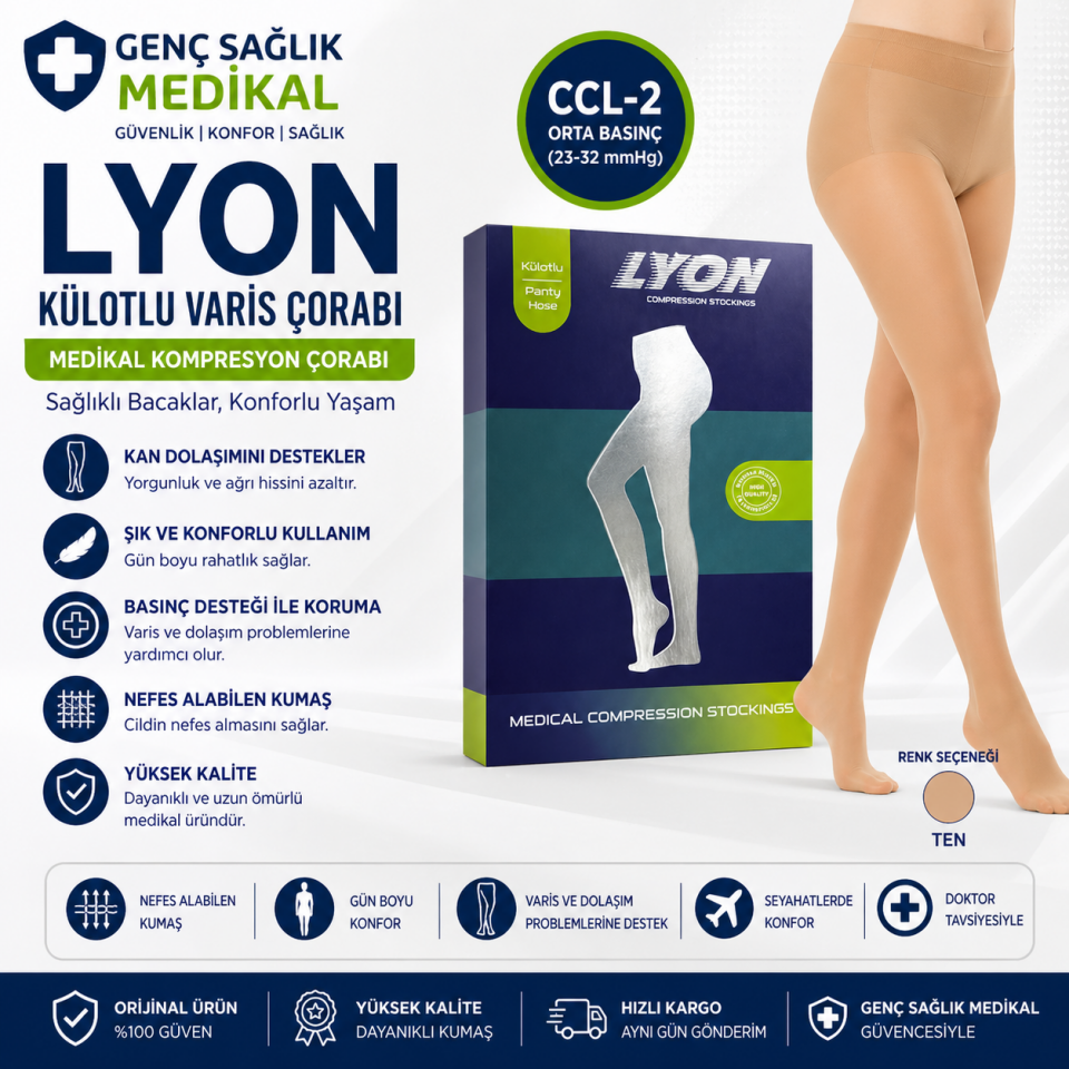 Külotlu Varis Çorabı CCL-2 (B.AÇIK) LYON