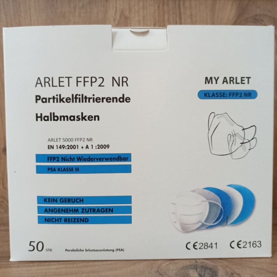 Ffp2 Nr N95 Maske 50 Li Paket 1-PAKET