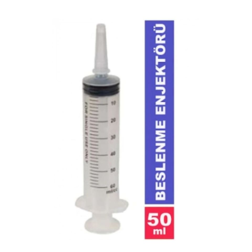 Genject Beslenme Katater Enjektörü - Çam Uçlu Şırınga 50 ml ( 10 Adet)