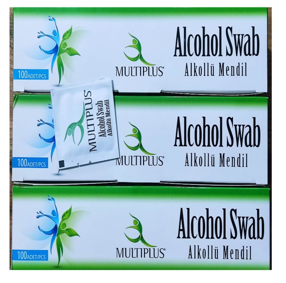 Alcohol Swab Mendil,100'Lü (X-10 PAKET)