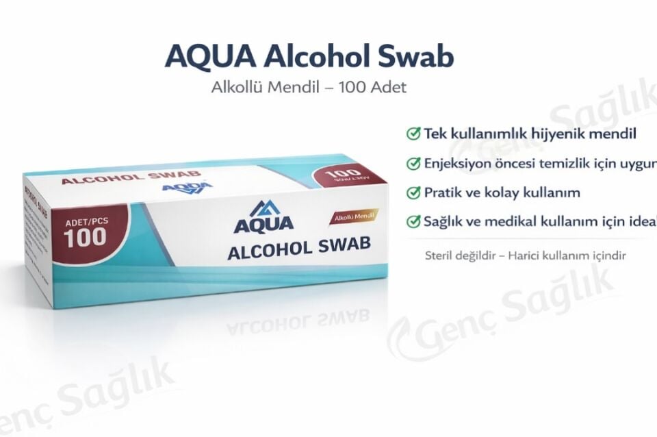 AQUA Swap Mendili (Alkollü Cilt Temizleme Mendili)