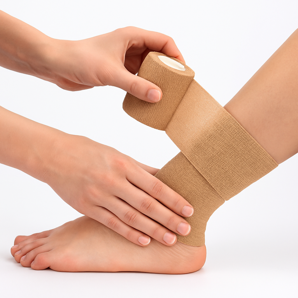 Kendinden Yapışkanlı Coban Bandaj(5 cm x 4,5 mt)