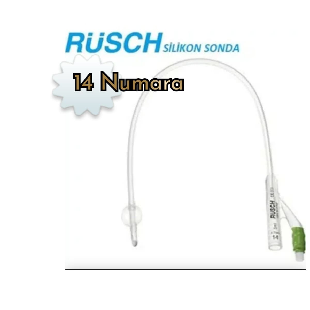 Rüsch Silikon Foley Sonda fr 14 Numara