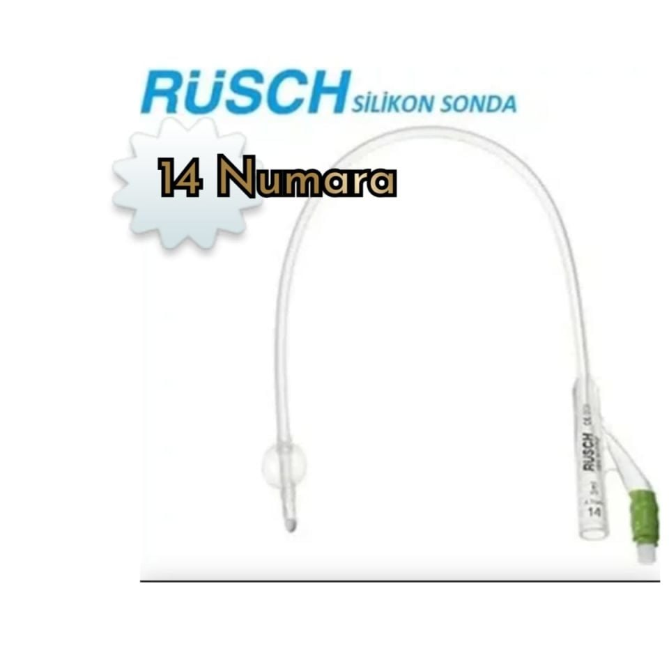 Rüsch Silikon Foley Sonda fr 14 Numara