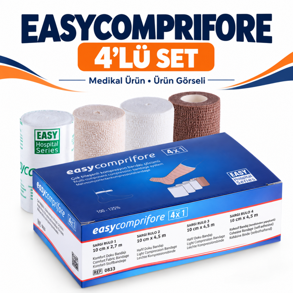EasycompriFore 4'lü Bandaj Seti