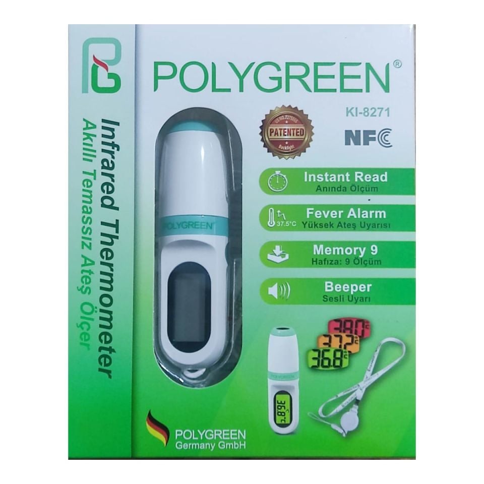 Ateş Ölçer Polygreen (Alından Ölçer)
