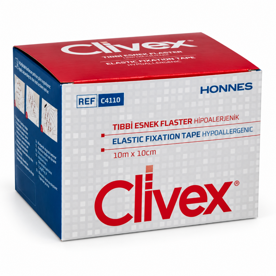Clivex 10x10 cm PU Şeffaf Rulo Yara Örtüsü