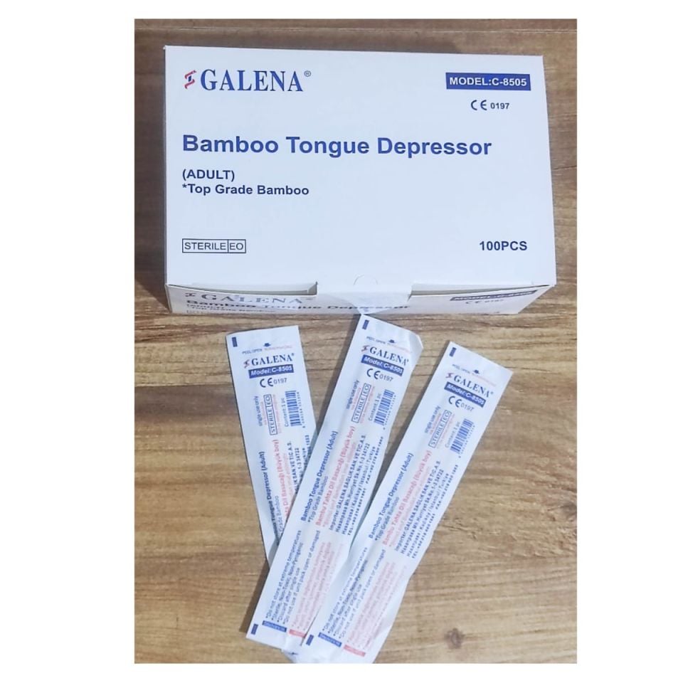 Steril Abeslang , Dil basacağı 100'lü-Paket (Galena)