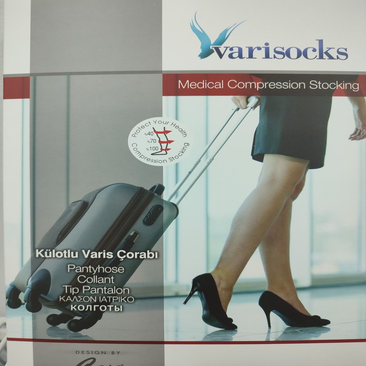 Varisocks Külotlu Burnu Açık Varis Çorabı CCL-2