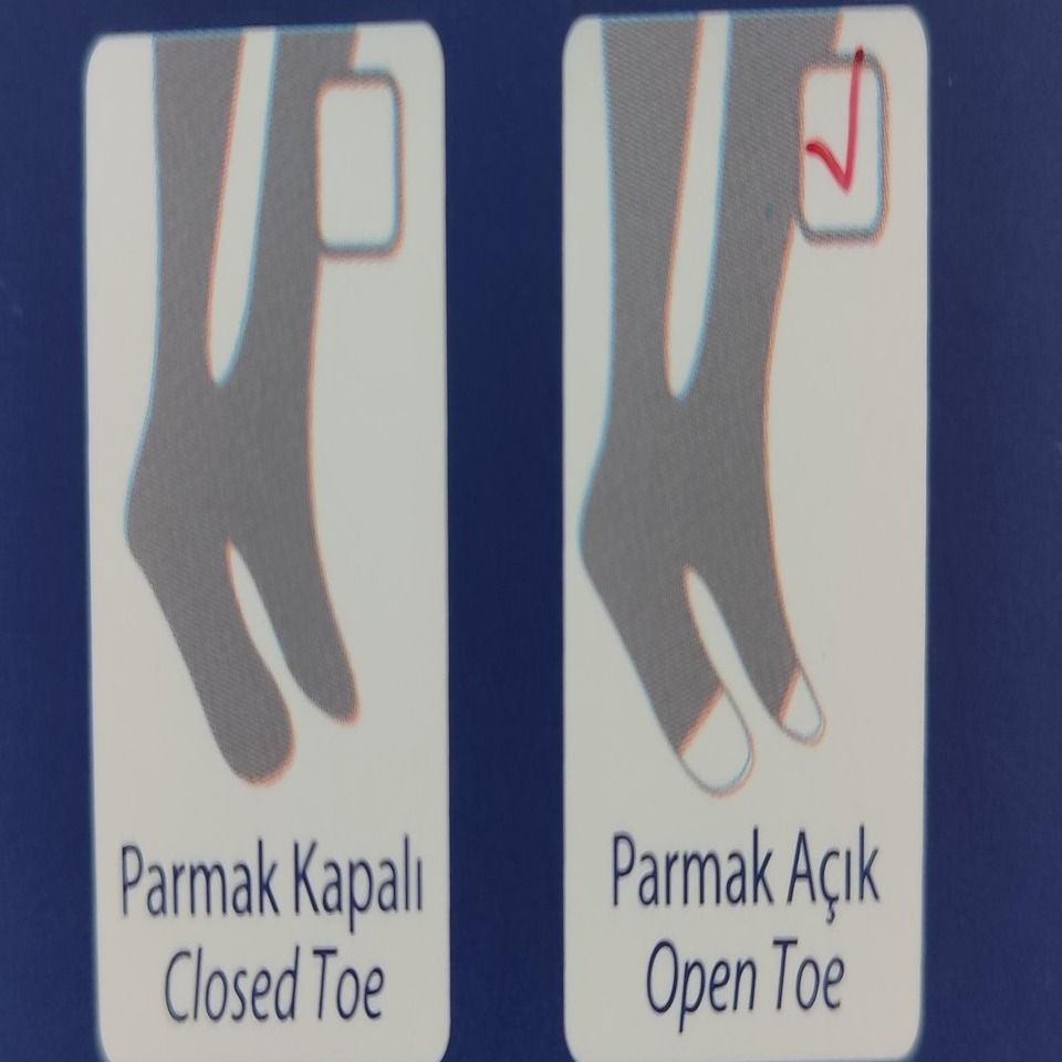 Dizaltı Burnu Açık Medi-phoenix Varis Çorabı CCL-2 (TEN RENGİ)