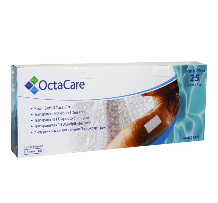 Pedli Şeffaf Pu Film Yara Örtüsü OCTACARE (1 KUTU)
