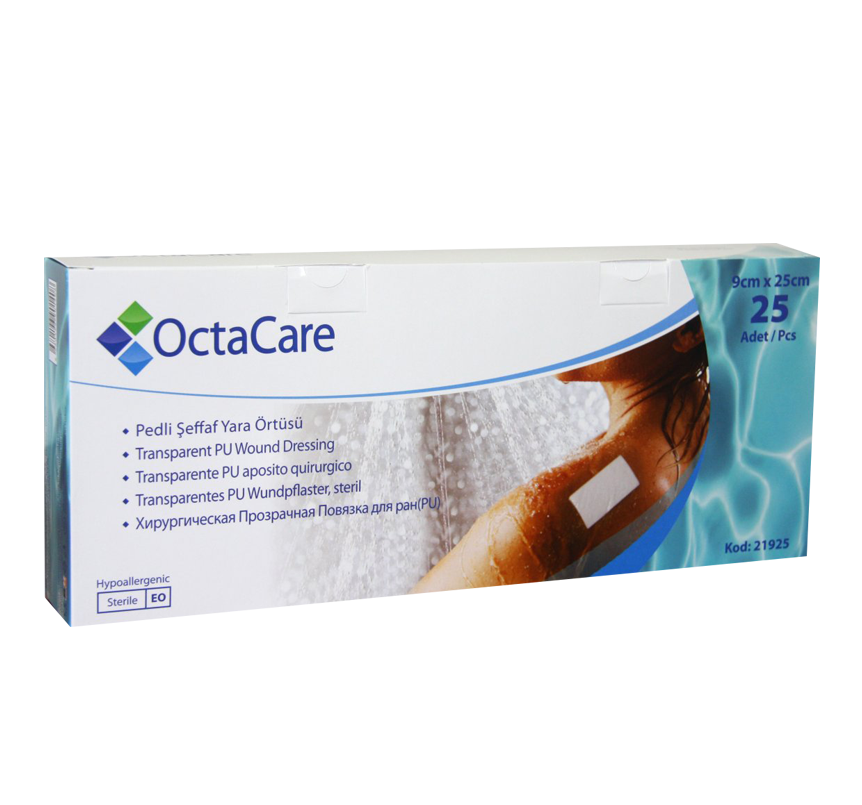 Pedli Şeffaf Pu Film Yara Örtüsü OCTACARE (1 KUTU)
