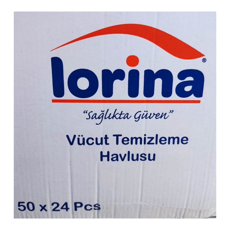 LORİNA Perine Bölgesi Temizleme Havlusu 50'lik