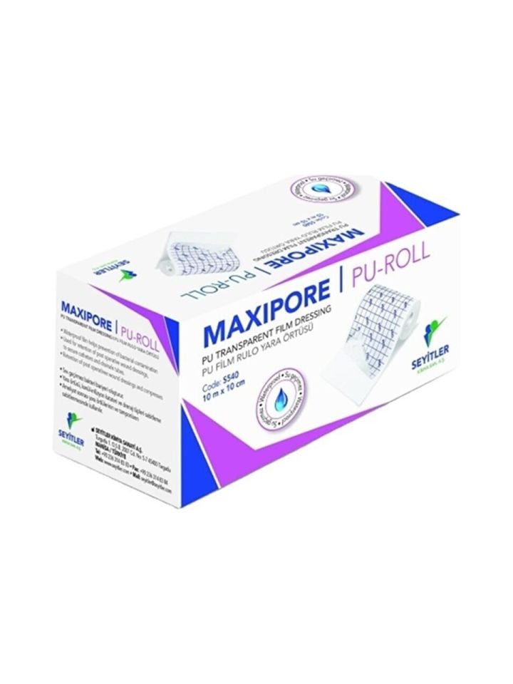 MAXIPORE Pu Film Rulo Şeffaf Yara Örtüsü