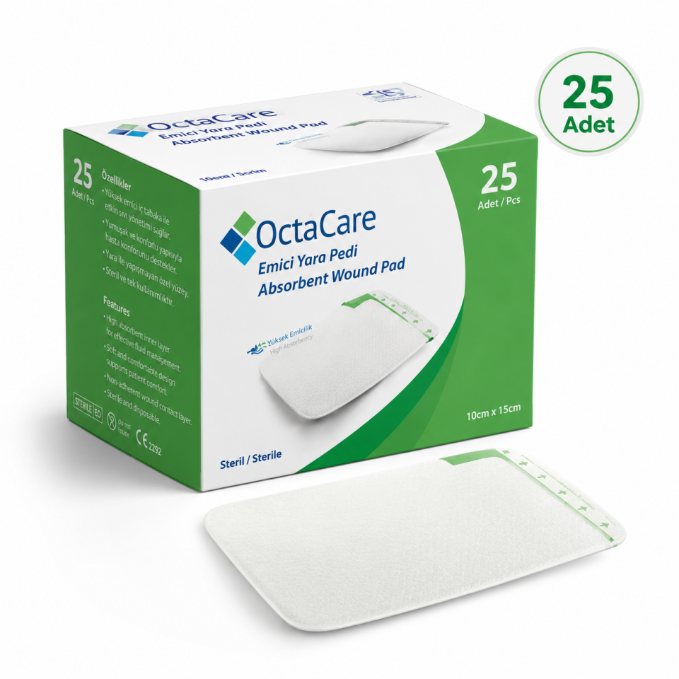 OCTACARE Emici Yara Pedi 25’li