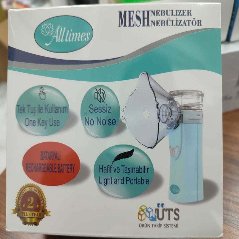 ALLTİMES Mesh Nebülizatör Taşınabilir Sessiz Buhar Makinesi