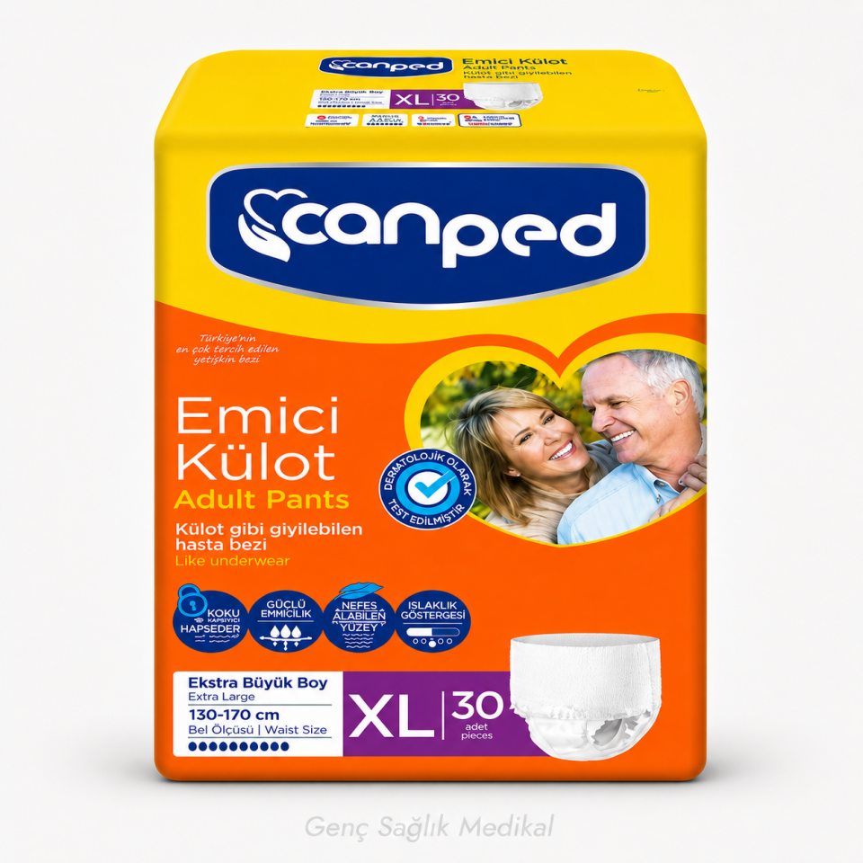 Canped Emici Külot Hasta Bezi 30'Lu